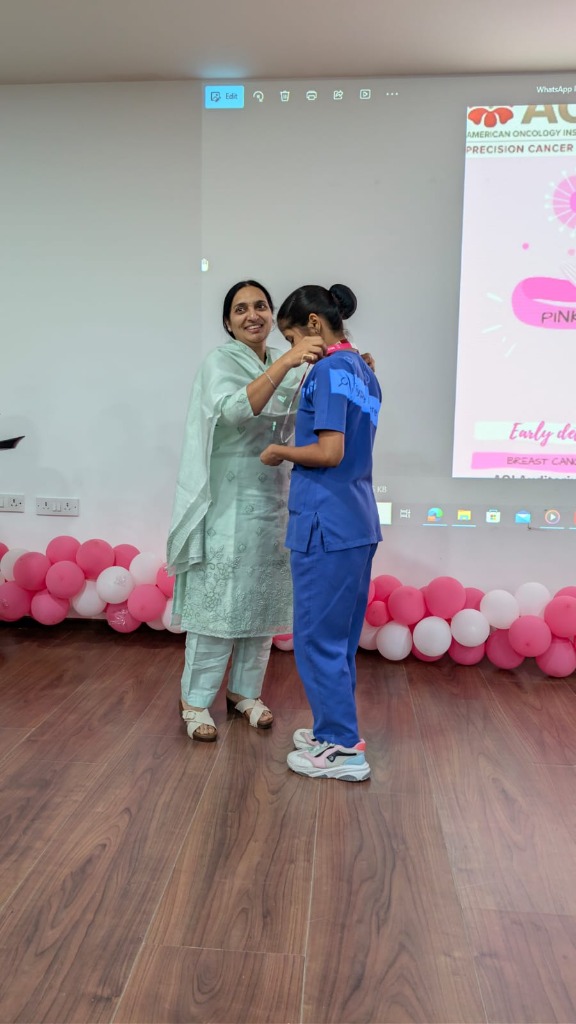Dr. Rahul DL at cancer awareness event